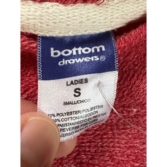 NWT University Of Utah Terry UofU Sweatshirt Size Small Women’s Red Long Sleeve - Picture 3 of 9